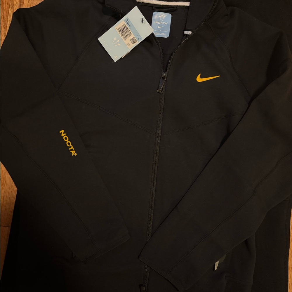 Nike NOCTA Black Jacket with White Accents - Picture 2 of 7